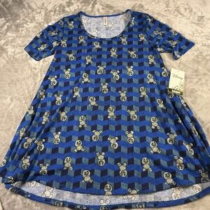 Lularoe Women's 3/4 Sleeve Top Size XXS Disney NWT